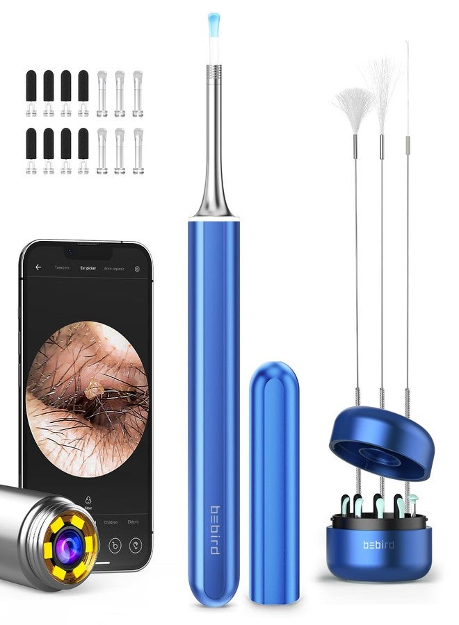 Bebird Ear Wax Removal Tool Camera, Ear Wax Removal, Bebird Ear Cleaner with Camera with 1080P Otoscope with Light, Ear Wax Removal Kit with 9 Ear Pick, Ear Camera Compatible for iPhone, iPad, Android Phone - Image 1